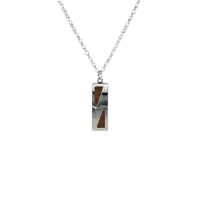 bijou nature argent et bois pour homme