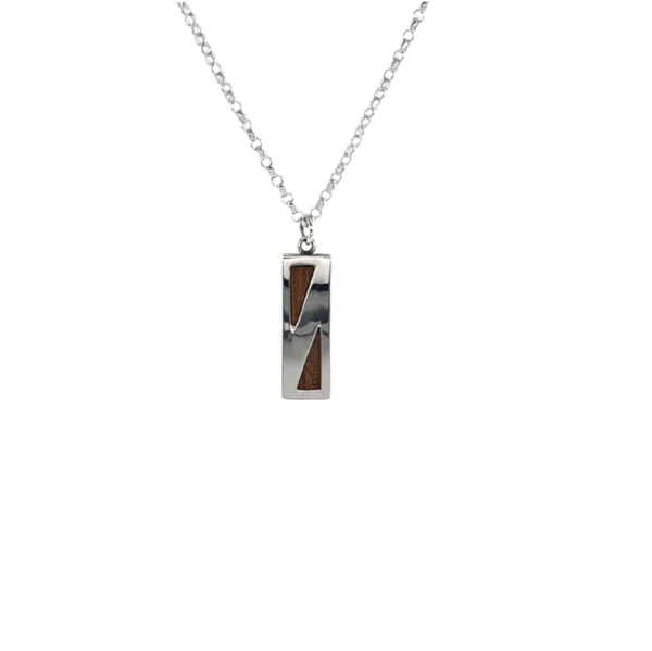 bijou nature argent et bois pour homme